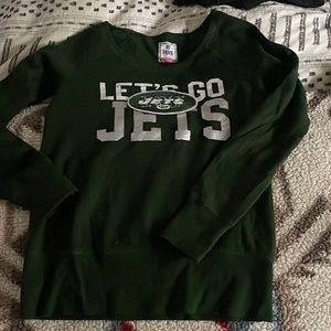 Victoria secret pink NY jets sweatshirt